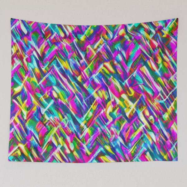 Item preview, Abstract Colorful Chaos Pattern designed and sold by calibrit.