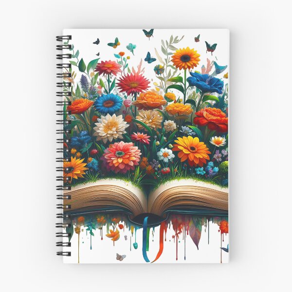 Item preview, Flores que crecen en un libro designed and sold by Tamer ⭐⭐⭐⭐⭐.