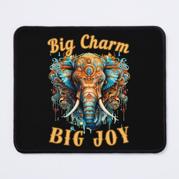Item preview, Big Charm, Big Joy. funny elephant designed and sold by ElephantVibes.