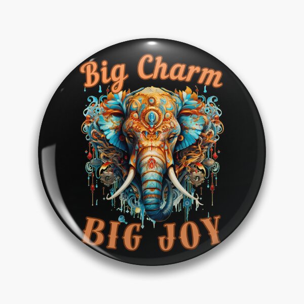Item preview, Big Charm, Big Joy. surreal elephant designed and sold by ElephantVibes.