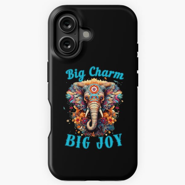 Item preview, Big Charm, Big Joy. happy elephant designed and sold by ElephantVibes.
