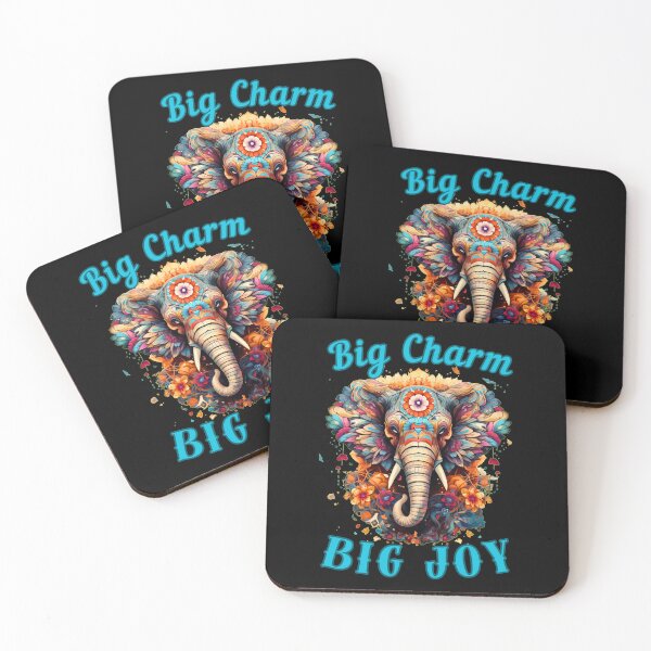 Artikelvorschau, Großer Charme, große Freude. glücklicher Elefant entworfen und verkauft von ElephantVibes.