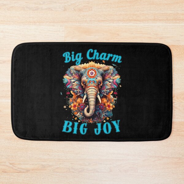 Item preview, Big Charm, Big Joy. happy elephant designed and sold by ElephantVibes.