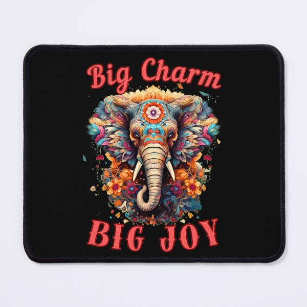 Item preview, Big Charm, Big Joy. elephant saying designed and sold by ElephantVibes.