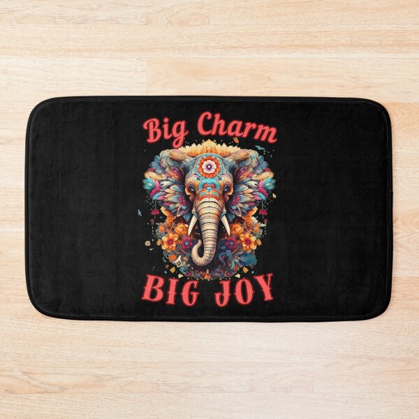 Item preview, Big Charm, Big Joy. elephant saying designed and sold by ElephantVibes.