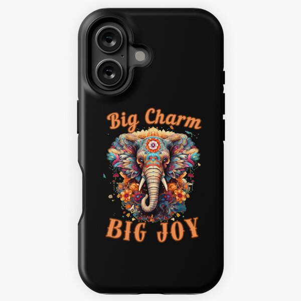 Item preview, Big Charm, Big Joy Flower elephant designed and sold by ElephantVibes.