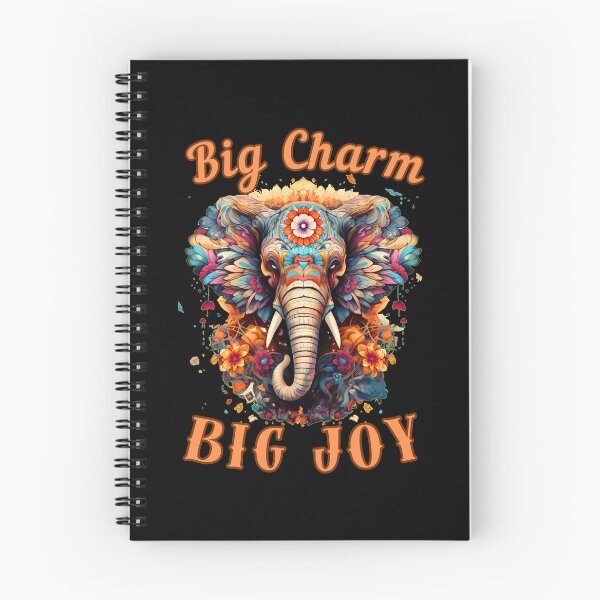 Item preview, Big Charm, Big Joy Flower elephant designed and sold by ElephantVibes.