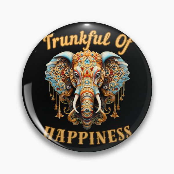 Item preview, Trunkful Of Happiness. funny elephant designed and sold by ElephantVibes.