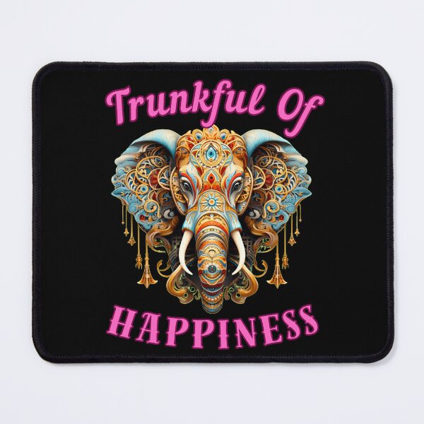 Item preview, Trunkful Of Happiness. elephant face designed and sold by ElephantVibes.