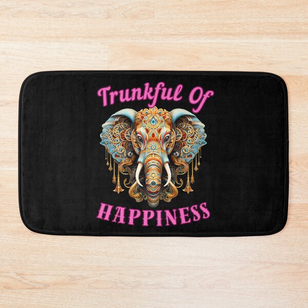 Item preview, Trunkful Of Happiness. elephant face designed and sold by ElephantVibes.