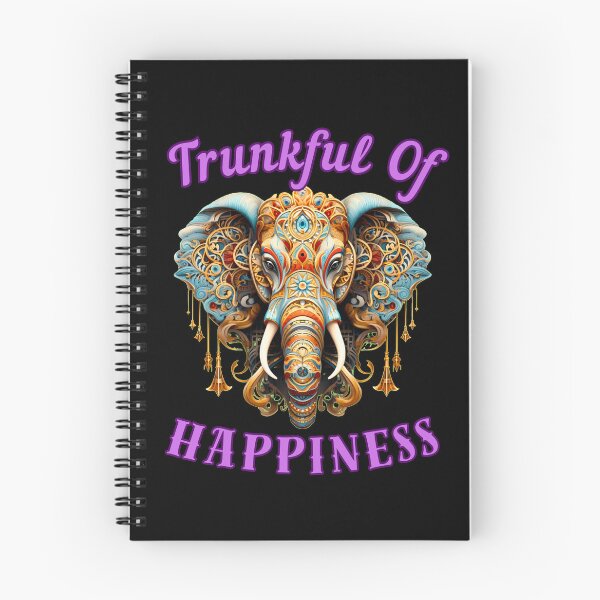 Item preview, Trunkful Of Happiness. elephant portrait designed and sold by ElephantVibes.
