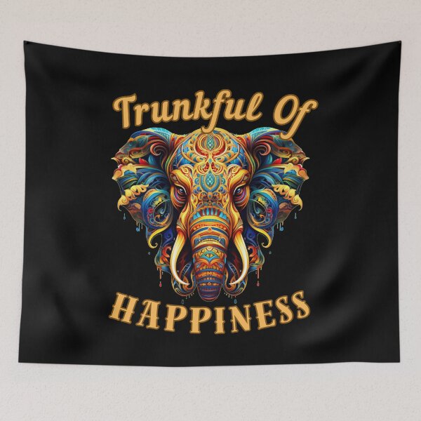 Item preview, Trunkful Of Happiness. adorable elephant designed and sold by ElephantVibes.