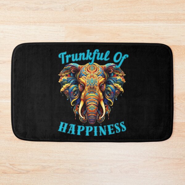 Item preview, Trunkful Of Happiness. happy elephant designed and sold by ElephantVibes.