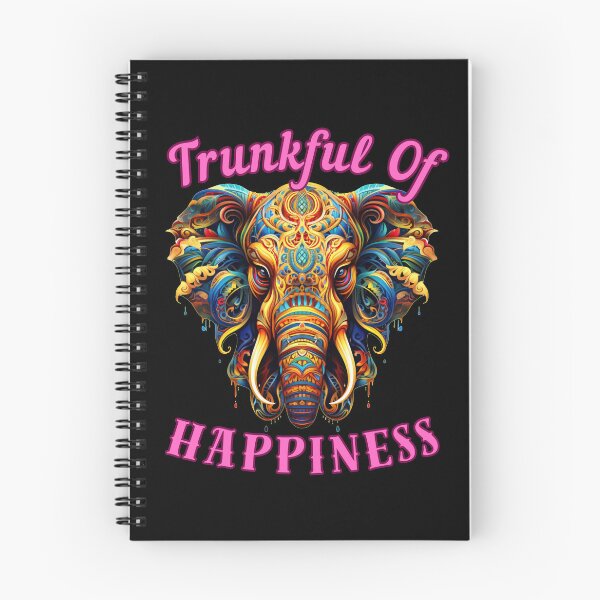 Item preview, Trunkful Of Happiness. elephant quote designed and sold by ElephantVibes.