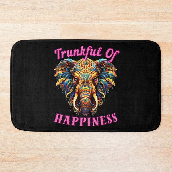 Item preview, Trunkful Of Happiness. elephant quote designed and sold by ElephantVibes.