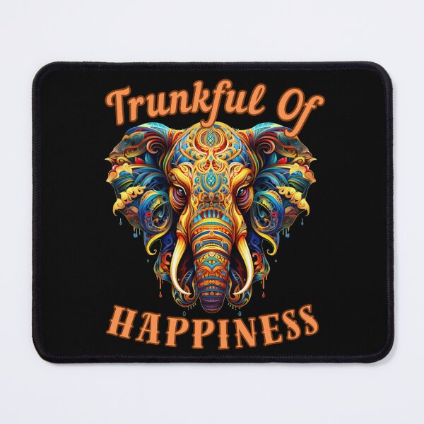 Item preview, Trunkful Of Happiness Flower elephant designed and sold by ElephantVibes.