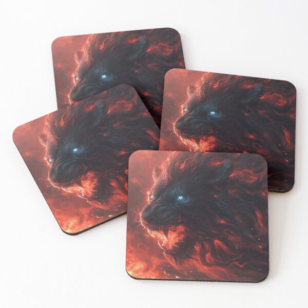 Item preview, A BLACK Lion With NAVYBLUE EYES designed and sold by JOTAMIKE.