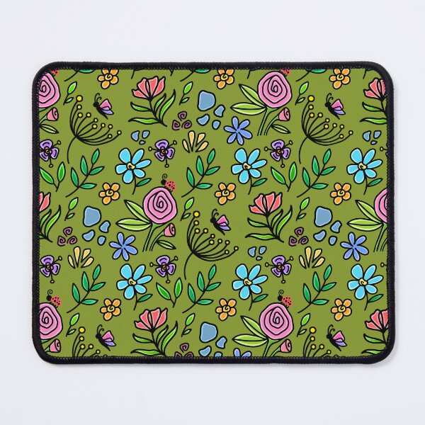 Item preview, Floral Garden Mural pattern (3rd copy) designed and sold by Charmy Design.