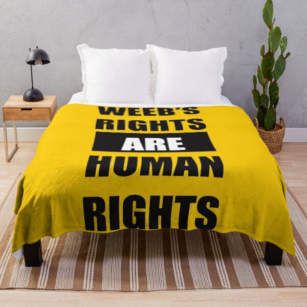 Item preview, Weeb’s Rights are Human Rights (v1) designed and sold by StudioX27.
