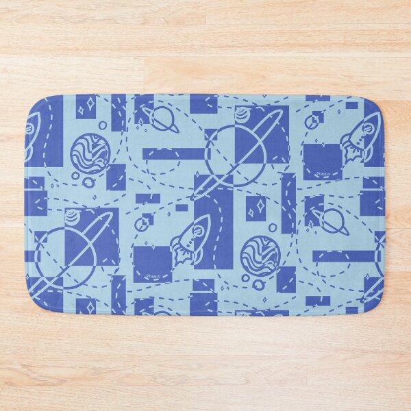 Item preview, Geometric Galaxy (Faded Blue Version) designed and sold by JanGrackle.