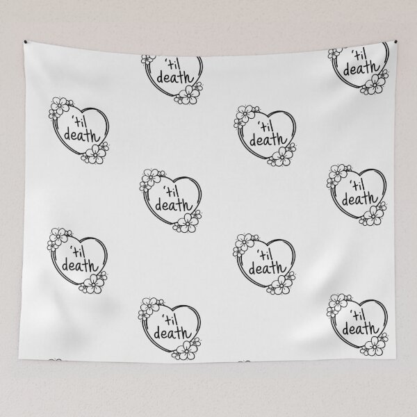 Item preview, Til Death Black Text designed and sold by pumpkindraws716.