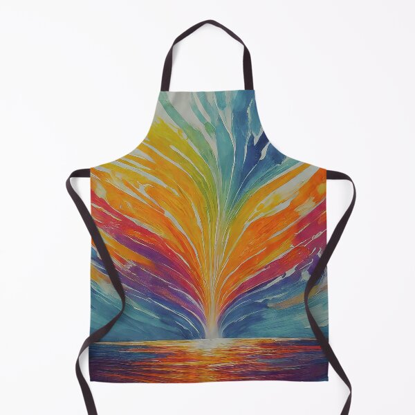Item preview, Radiant Waters: Abstract Sunset Painting designed and sold by ZipperDragon88.