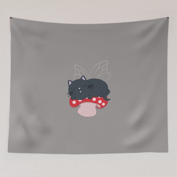 Item preview, cat fairy sleep designed and sold by thatam.