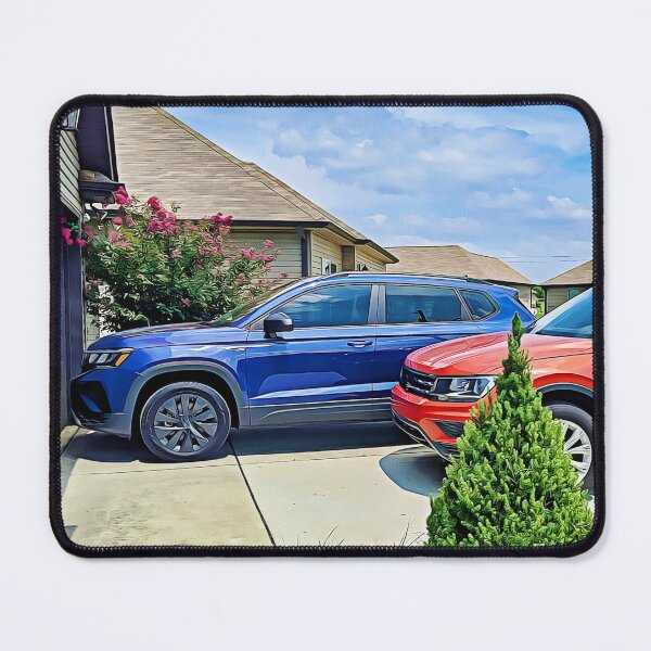 Item preview, Red and Blue Car Photo designed and sold by PandLcreations.