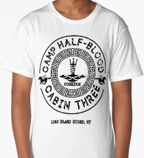 Percy Jackson - Camp Half-Blood - Cabin Three - Poseidon Long T-Shirt