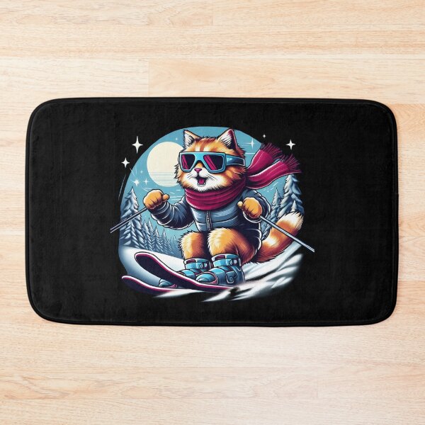 Item preview, Cool Cat Skier: A Winter Wonderland Adventure designed and sold by Designowner.