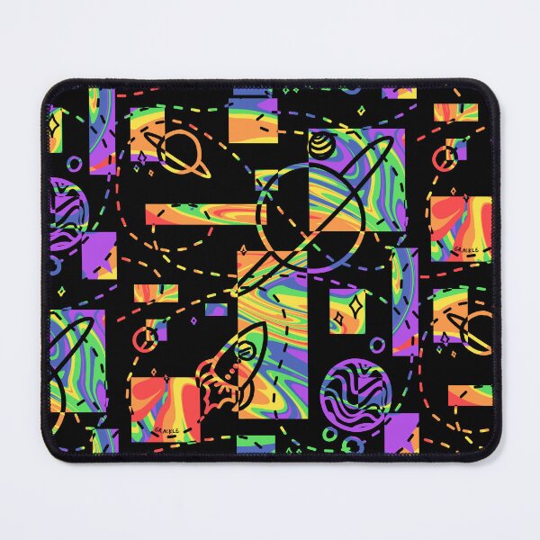 Item preview, Geometric Galaxy (Rainbow Version) designed and sold by JanGrackle.