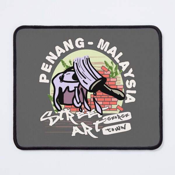 Artikelvorschau, Pinsel und Farbeimer - Penang - Street Art - Malaysien entworfen und verkauft von vibeno1.