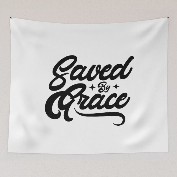Item preview, Saved by Grace, Gifts with Christian quotes designed and sold by GiftedFaith.