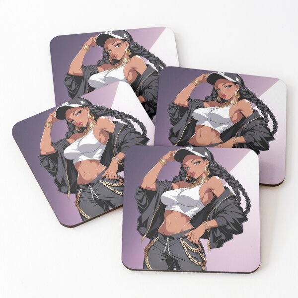 Item preview, Elegance in Ebony: Hip-Hop Beauty designed and sold by ZipperDragon88.