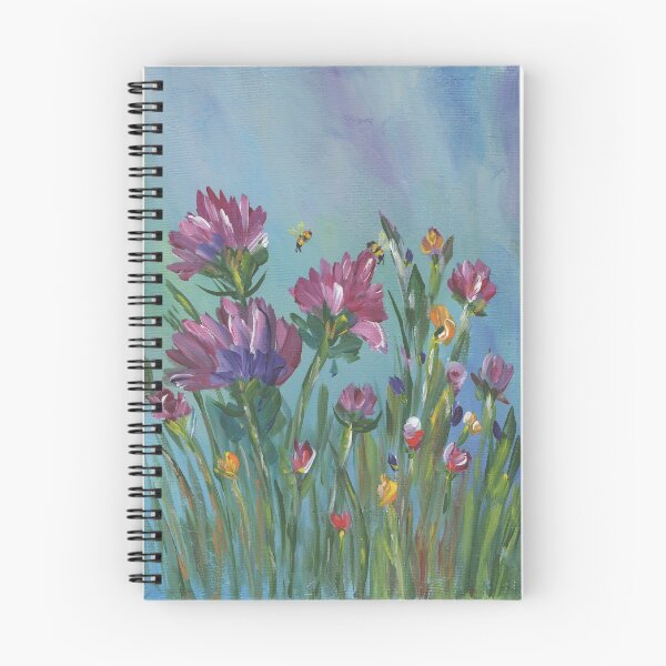 Artikelvorschau, Blumen und Bienen entworfen und verkauft von Smalltownart.