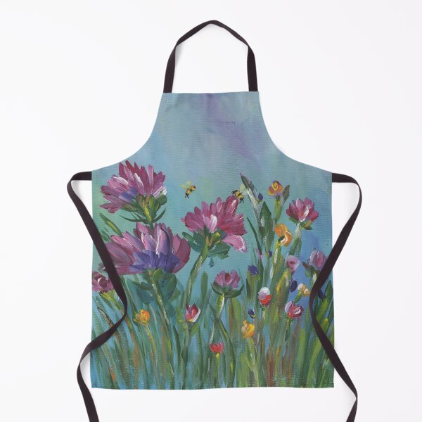 Artikelvorschau, Blumen und Bienen entworfen und verkauft von Smalltownart.