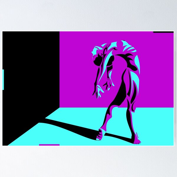 Item preview, Nude Pop Color Woman Dancing designed and sold by B-Lindz-Design.