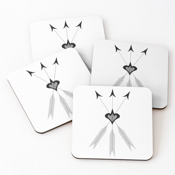 Item preview, Antique Arrows Design Two Black & White designed and sold by ColdCreekCanvas.