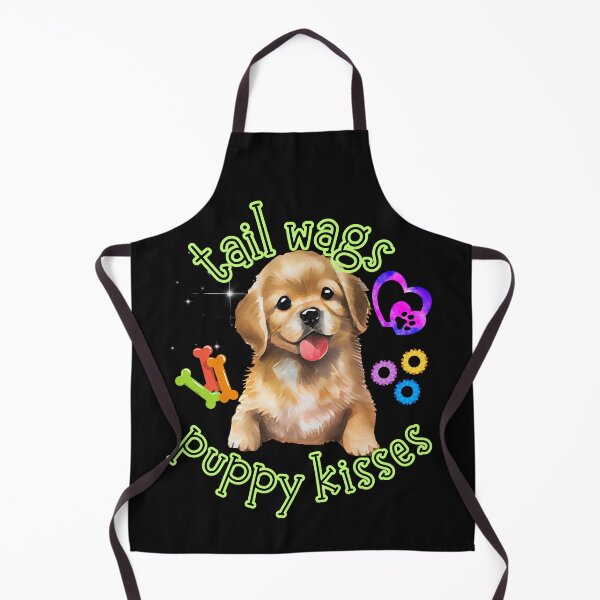 Item preview, Tail Wags Puppy Kisses Cute Puppy Colorful Design designed and sold by EarthArtDesigns.