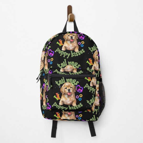 Item preview, Tail Wags Puppy Kisses Cute Puppy Colorful Design designed and sold by EarthArtDesigns.
