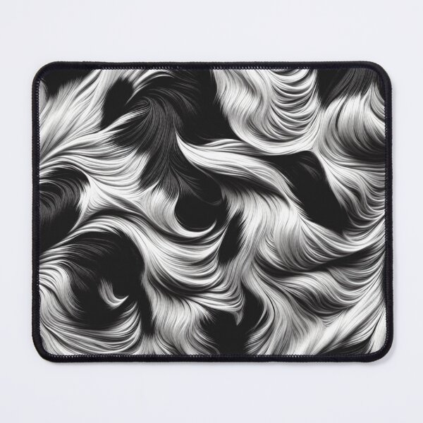 Item preview, Curly Hair Black White Cow Hide designed and sold by HippieFarms11.