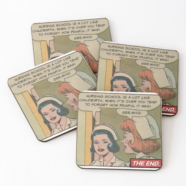 Item preview, Nursing School Is A Lot Like Childbirth! Nurse Humor designed and sold by SSustainable.