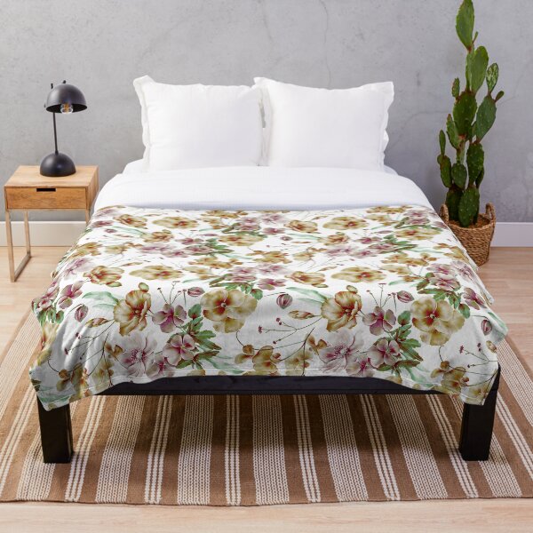 Item preview, Pretty Country Cottage Style Flower Pattern designed and sold by Hevaweva.
