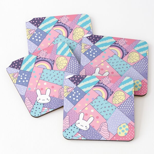 Item preview, Geometric Charm: Kawaii Patterns with Chibi Flair designed and sold by matdiazl.
