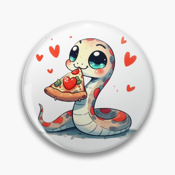 Aperçu de l'œuvre Serpents. Amour. Pizza. créée et vendue par RubyOwl.