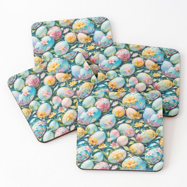 Item preview, Easter Eggs and Floral Seamless Pattern  designed and sold by PaxtonProjects.