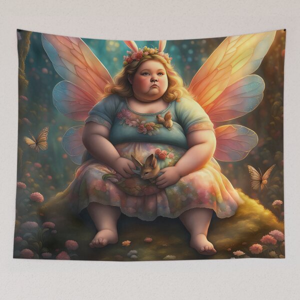 Item preview, Marcie the little fat fairy.  designed and sold by Joanne Walsh.