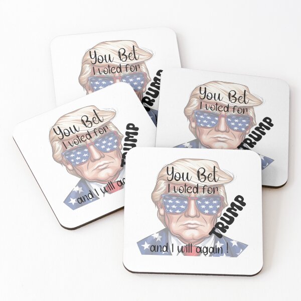 Item preview, You bet I voted Trump  and I will again T-shirt designed and sold by K.M. Creations.