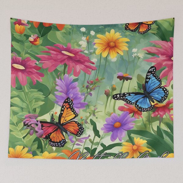 Item preview, jardín de mariposas designed and sold by OptimaShirts.