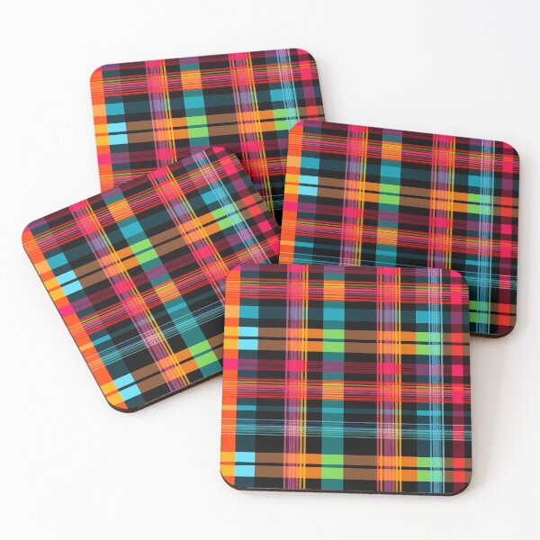 Item preview, Electro Tartan Fusion designed and sold by fabinthelab.